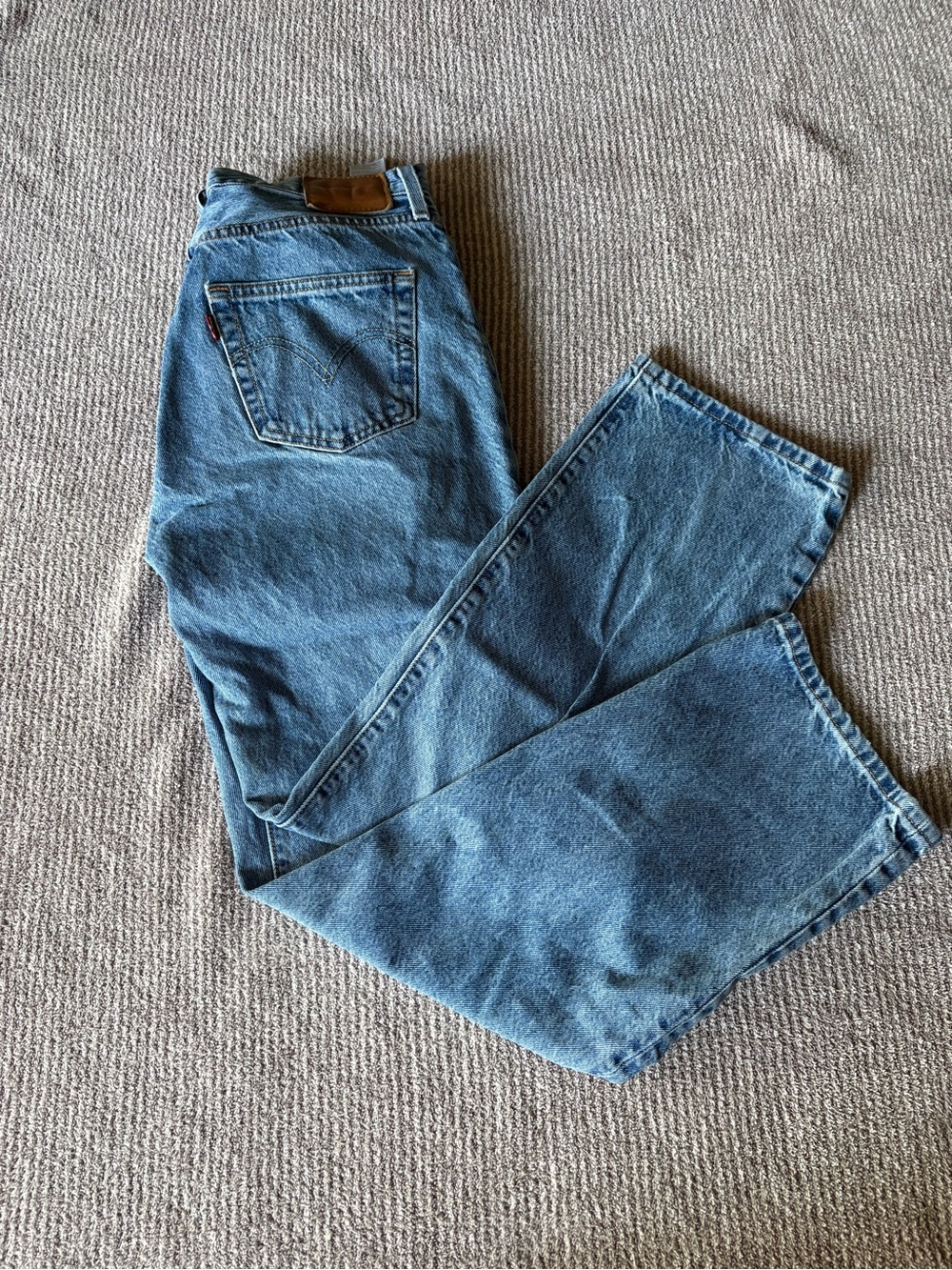 Levi's Premium Medium 501 jeans Blue Relaxed Fit Women's Jeans